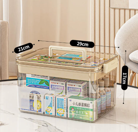 Multi-Tier Large-Capacity Plastic Storage Box - Household Organizer
