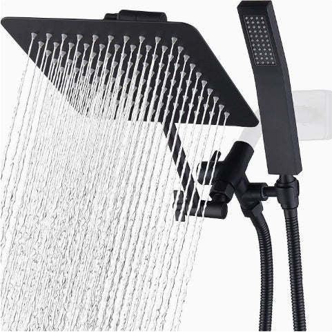 Pressurized Stainless Steel Shower Head Set with Multiple Spray Modes