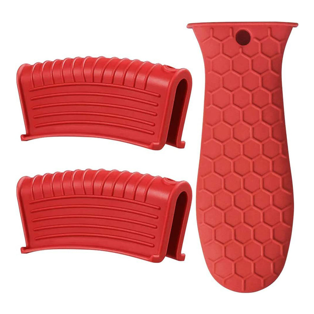 Silicone Hot Handle Holders - Heat Resistant Potholder Set