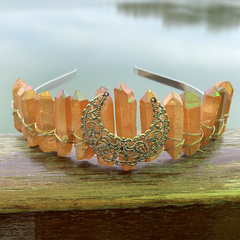 Crystal Rainbow Crown Hair Band