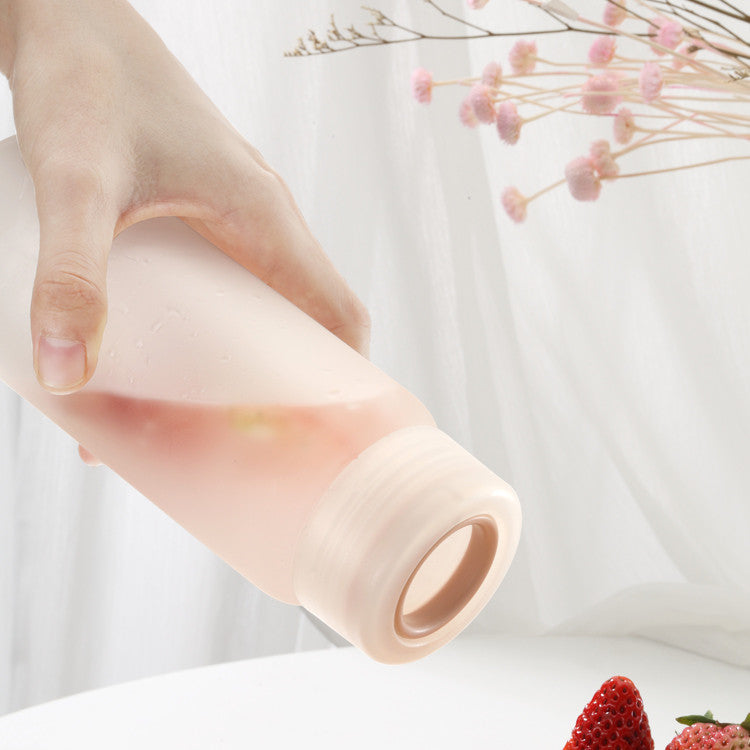 Portable Heat-Resistant Glass Mug for Student and Home Use