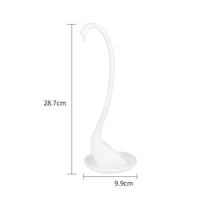Swan Can Stand Up Spoon with Tray Kitchen Utensil - Multiple Colors