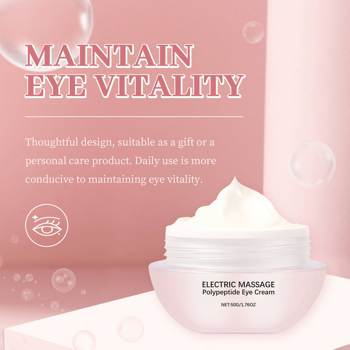 Electric Firming & Lifting Eye Cream - 50g Skin Care for Eye Area
