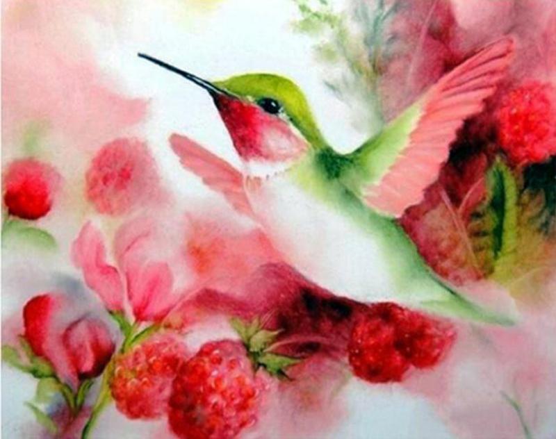 DIY Diamond Painting Cross Stitch Kit - Animal Bird Mosaic Art