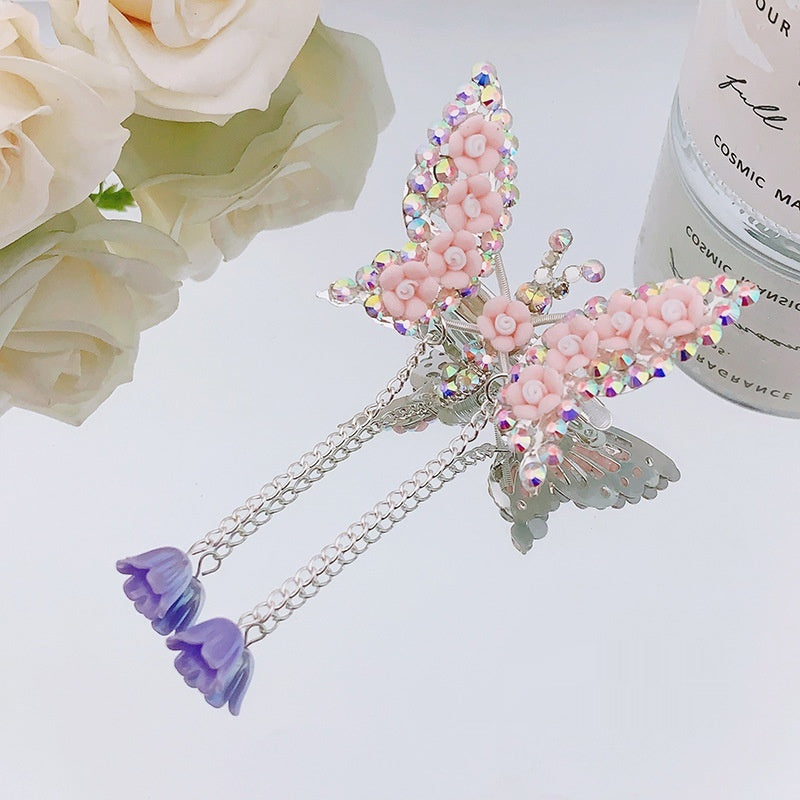 Children's Butterfly Hair Barrettes - Multiple Colors