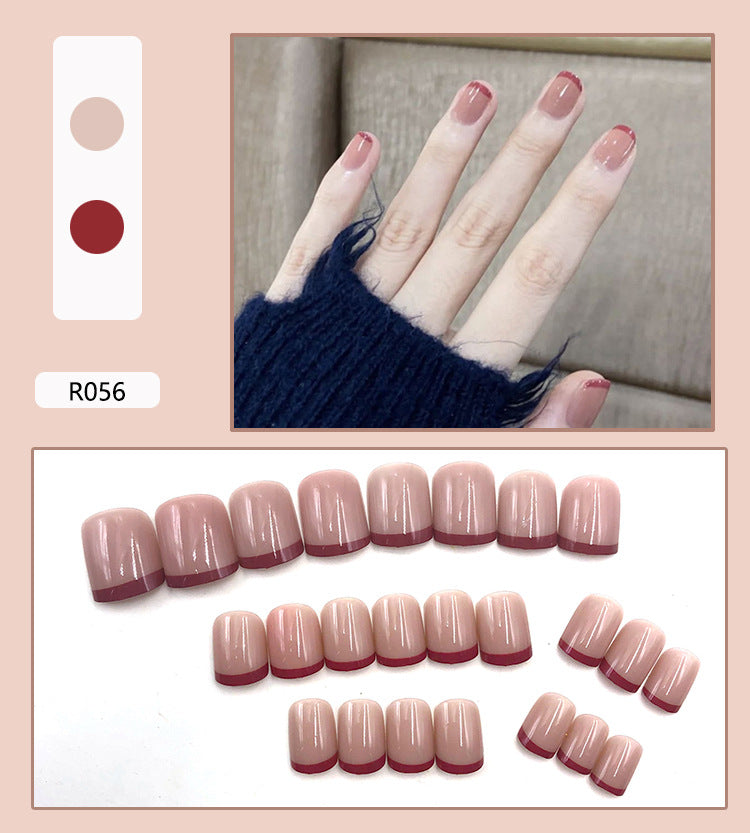 Removable Nail Stickers for Nail Art - 24 Pieces, Multiple Styles