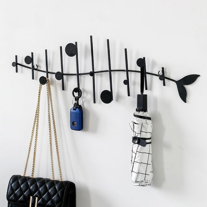 Wall Door Key Hook Rack Organizer for Hallway Bedroom Entryway