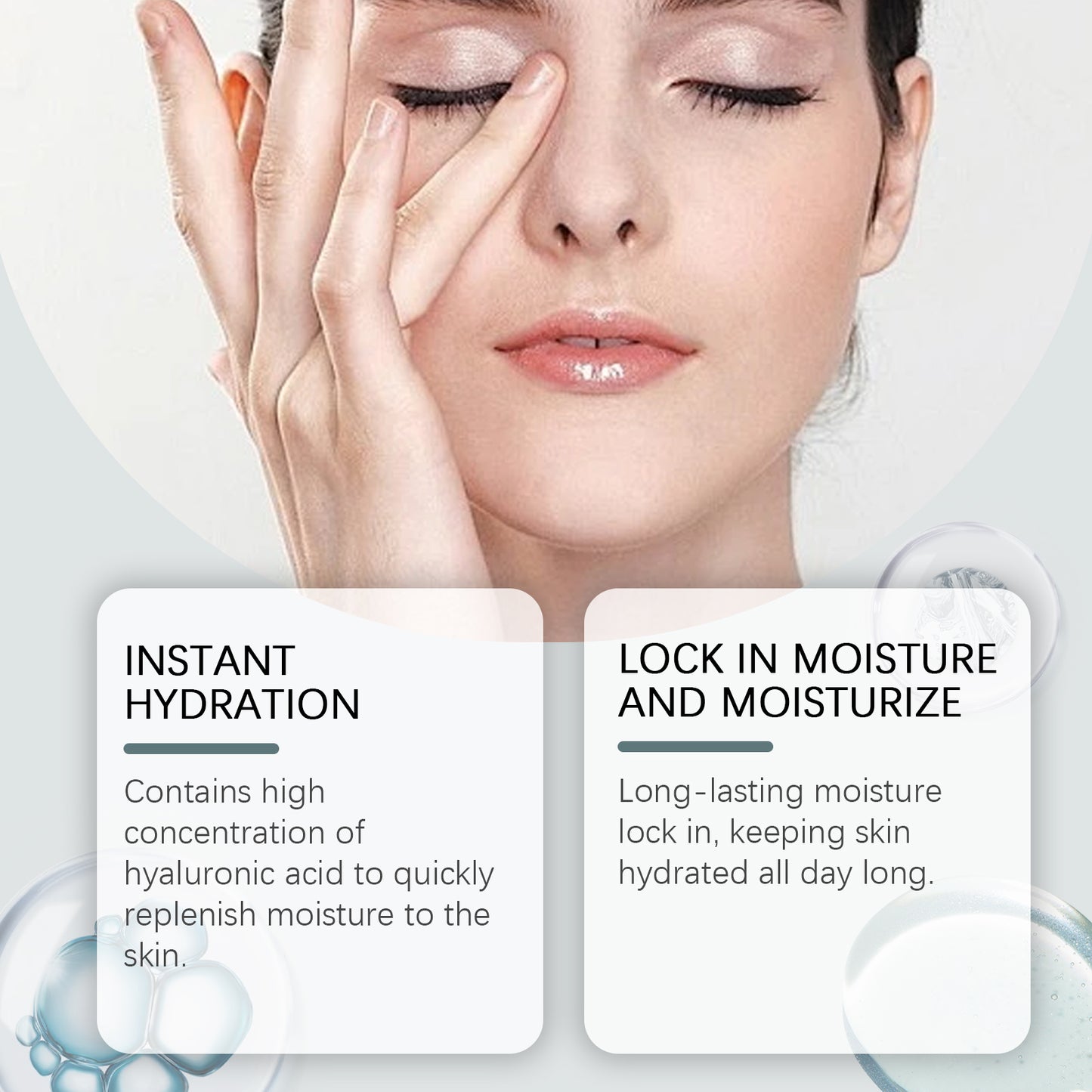 Hyaluronic Acid Hydrating Facial Ampoule - Anti-Aging Skin Repair Serum