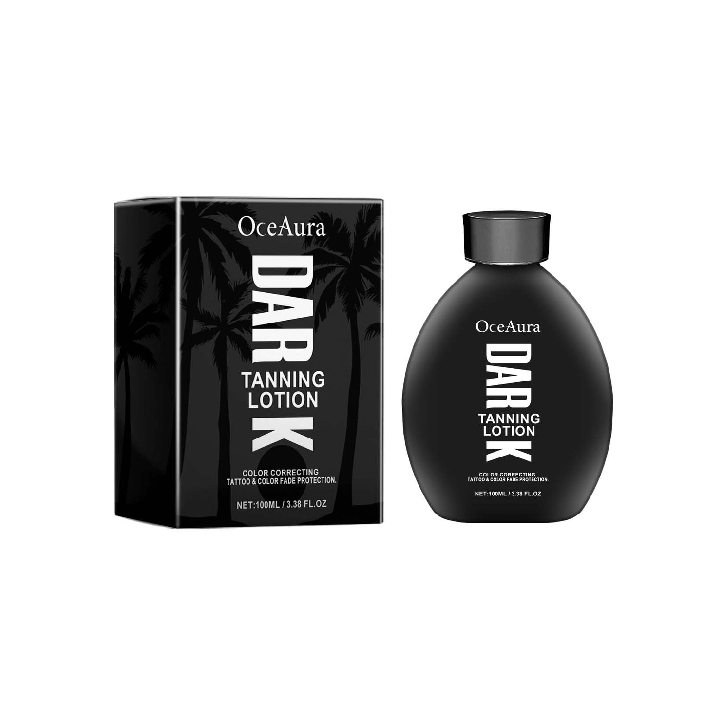 Dark Tanning Lotion - Moisturizing Matte Finish Skin Tone Corrector