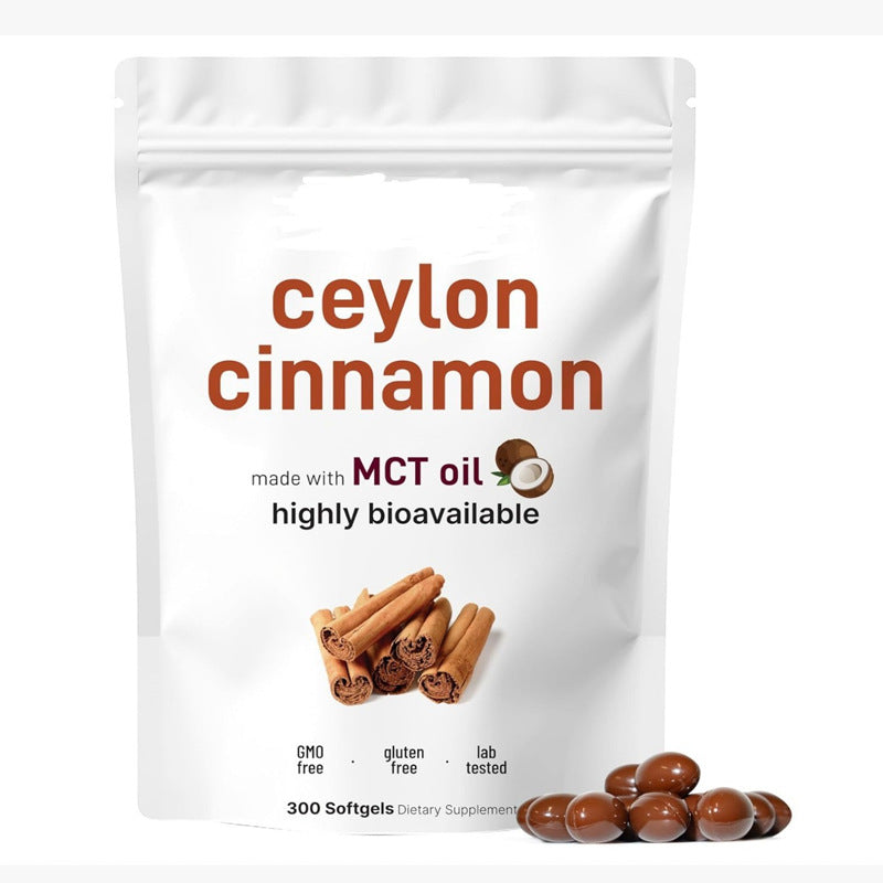 Cinnamon Dietary Supplement Capsules - 30 or 300 Count