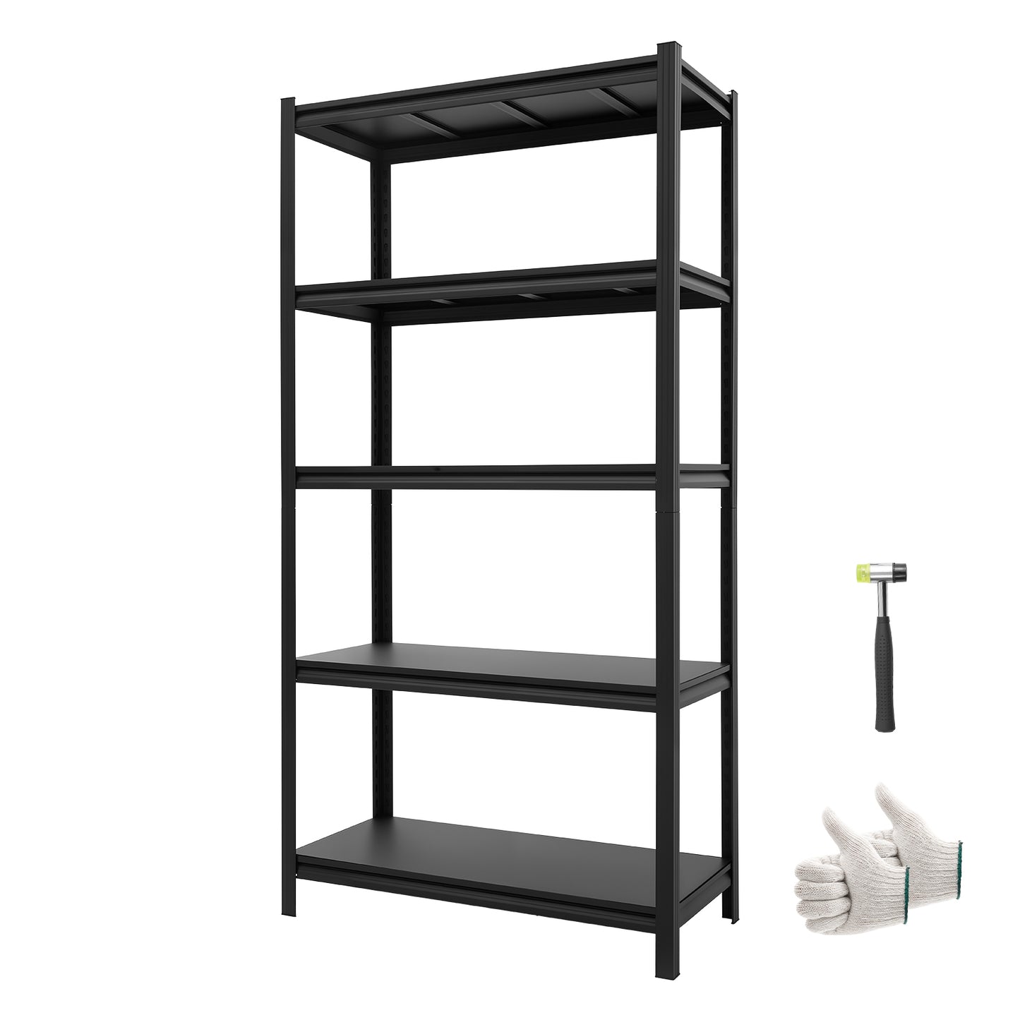 Heavy Duty Garage Storage Shelves - 5-Tier Adjustable Metal Utility Rack - 3000 Lb Capacity