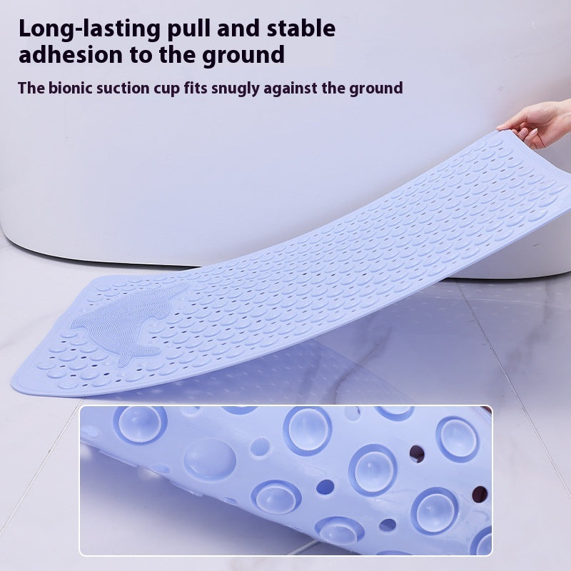 Non-slip Bathroom Floor Mat with Suction Cups - Waterproof and Drop Proof