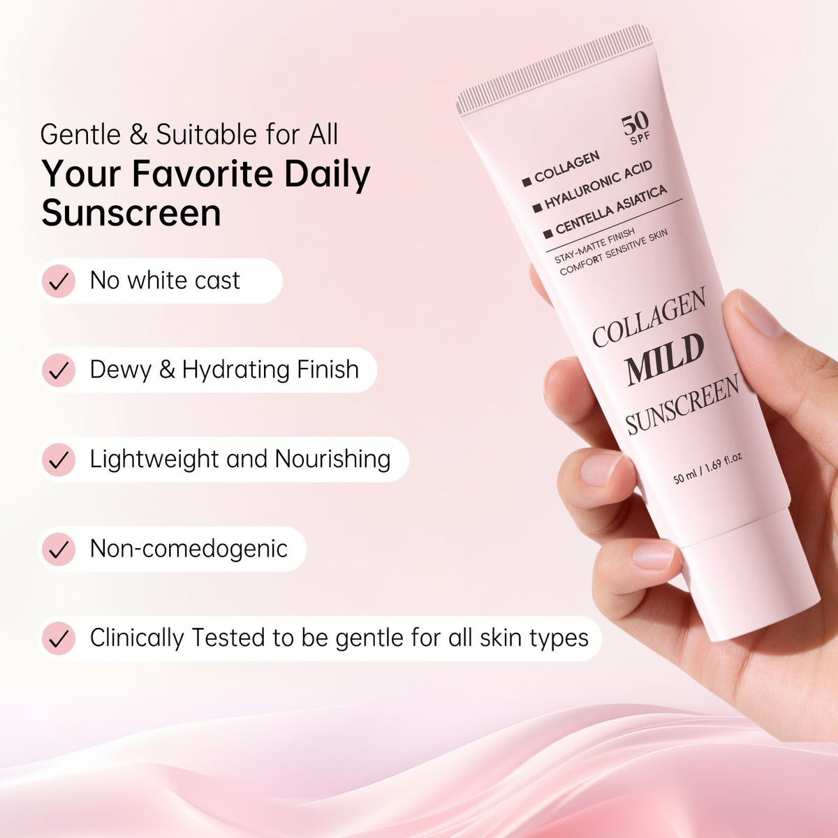 Unisex Collagen Sunscreen 50ml