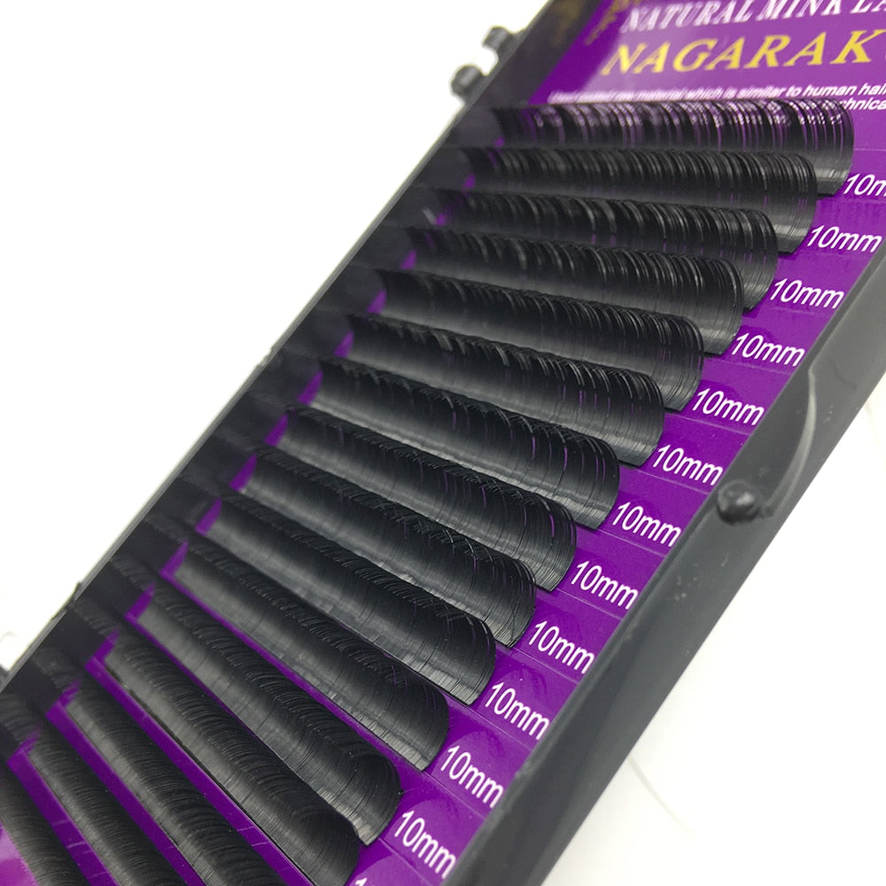 16 Rows Faux Mink Individual Eyelash Extensions for Professionals