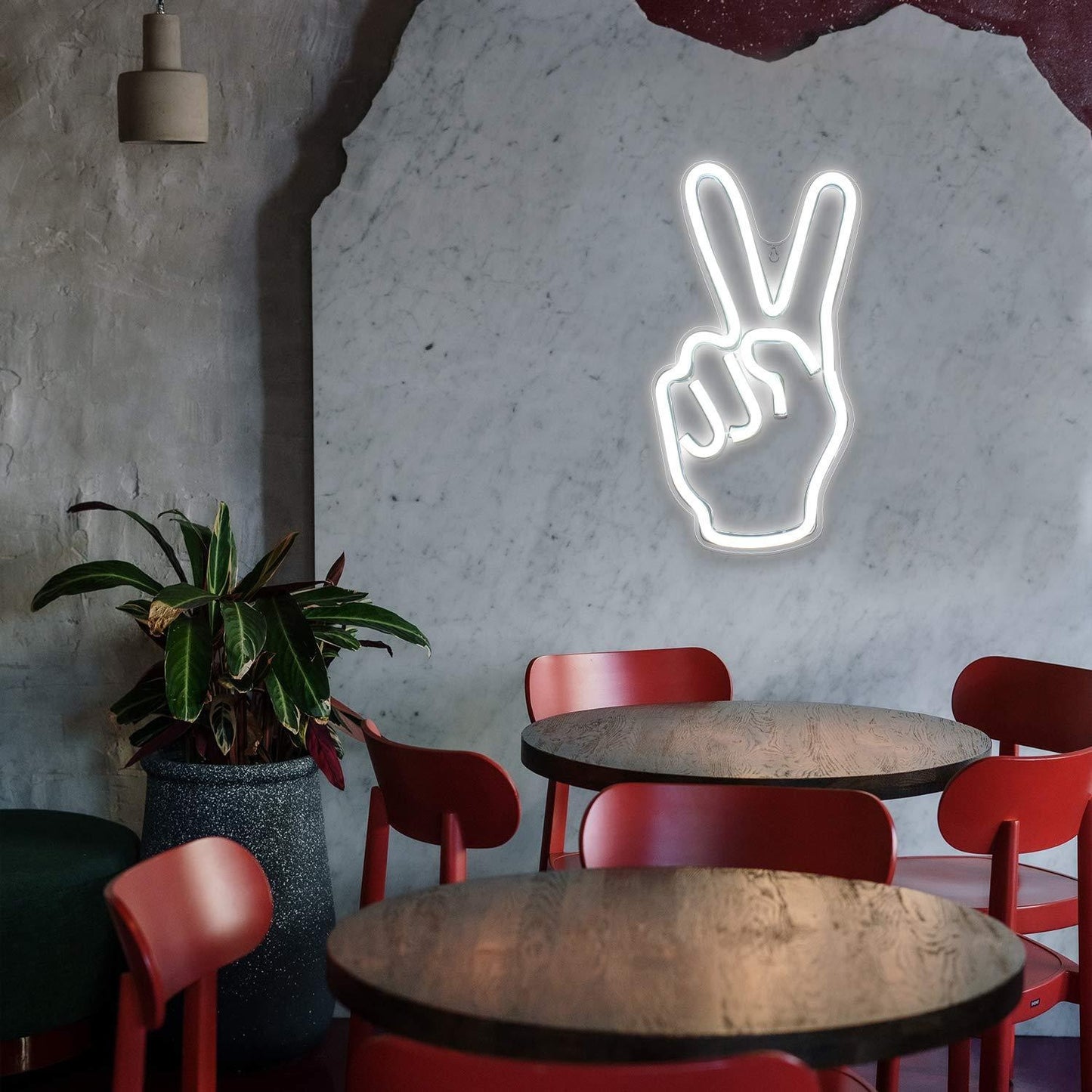 LED Neon Light Sports Bar Wall Decor - Glowing Pendant Light