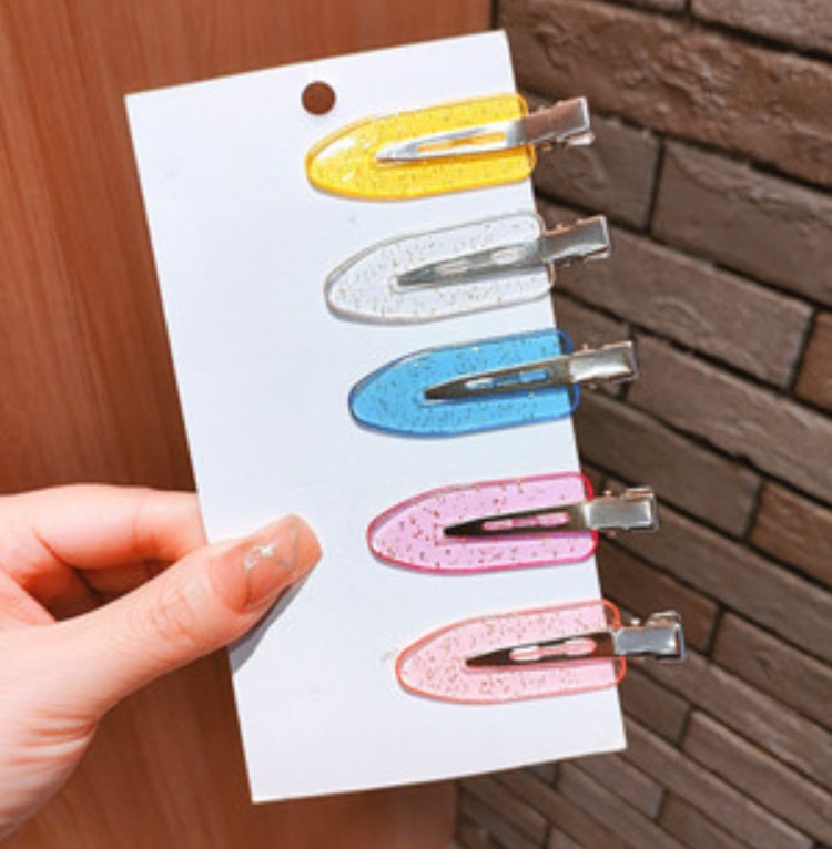 Summer Side Bangs Hairpins - Broken Hair Clips for Women, Multiple Colors & Quantities