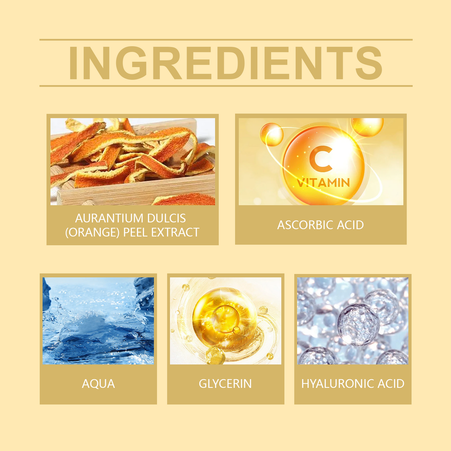Vitamin C Brightening Facial Moisturizer - Pore Refining Face Cream