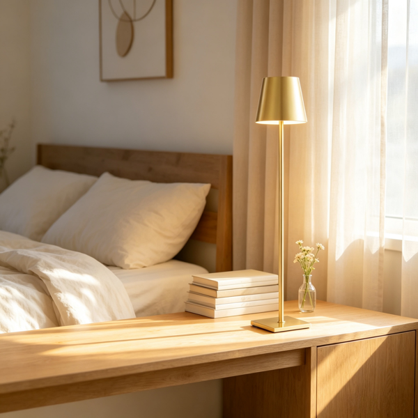 Cordless Table Lamp with Dimming & Height Adjustment - 2-Pack