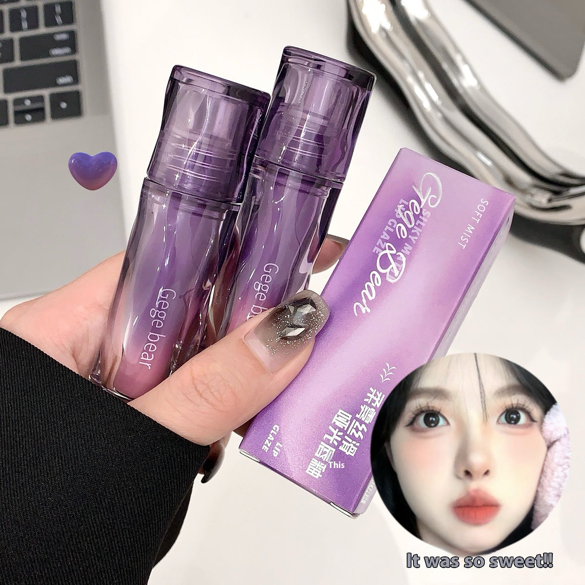 Matte Lip Gloss - Soft & Silky Finish, Moisturizing Lip Color, Multiple Shades