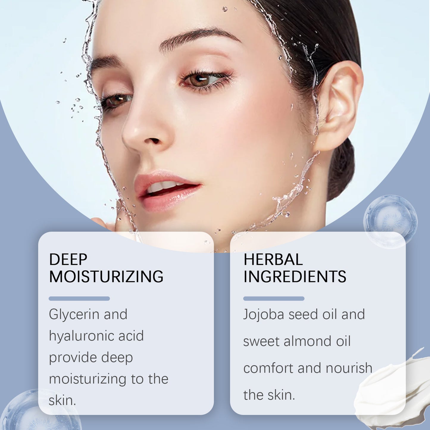 Hydrating Facial Moisturizer with Aloe Vera & Sweet Almond Oil