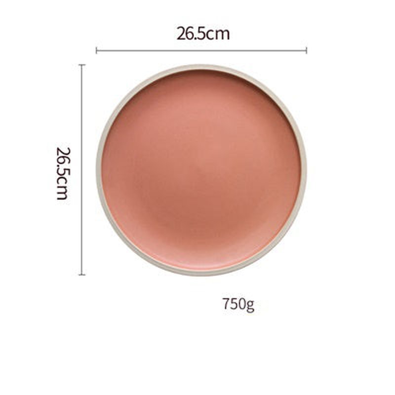 Ceramic Dinner Plate Set - Matte Finish, Microwave & Dishwasher Safe