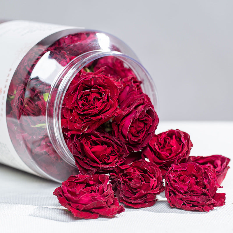 Freeze-Dried Red Rose Tea 120g - Premium Scented Herbal Blend