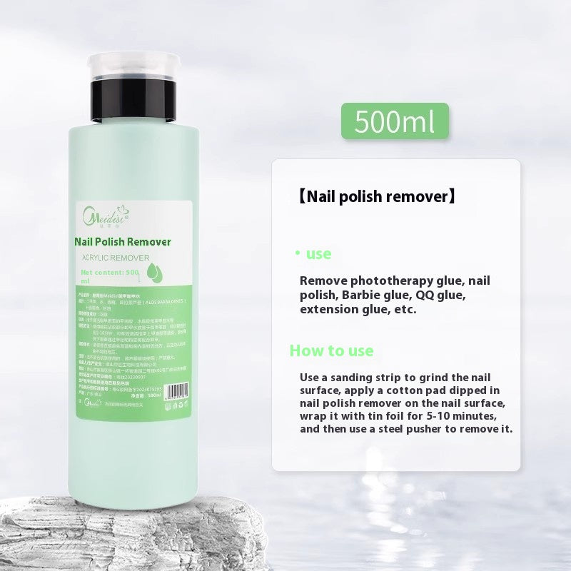 Nail Art Press Bottle Cleaning Solution for Nail Removal & Care - 1000ml