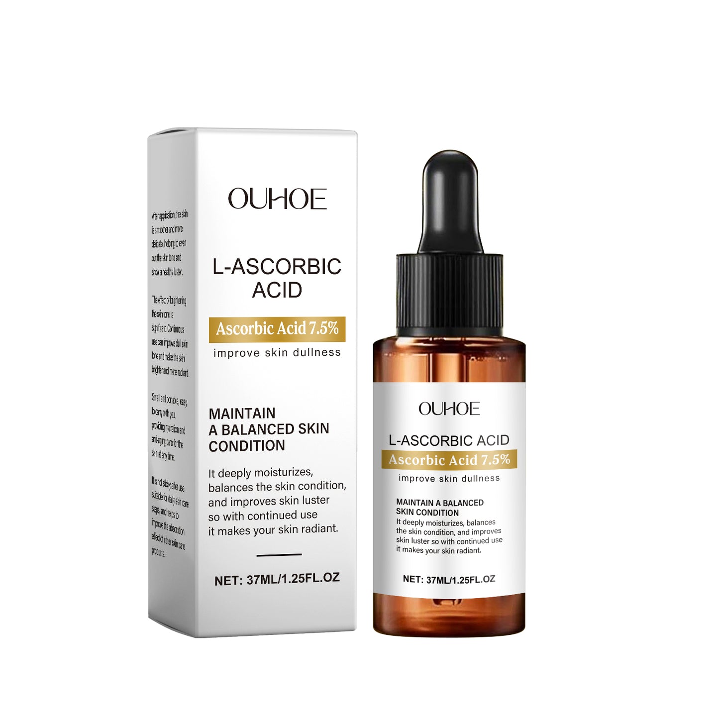 Moisturizing Facial Essence with Vitamin E and Mint Extract - 37ml