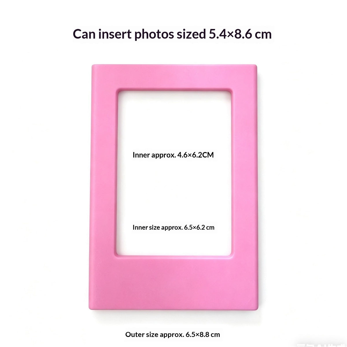 Magnetic DIY Transparent Photo Frame 3-inch for Home & Office Decor