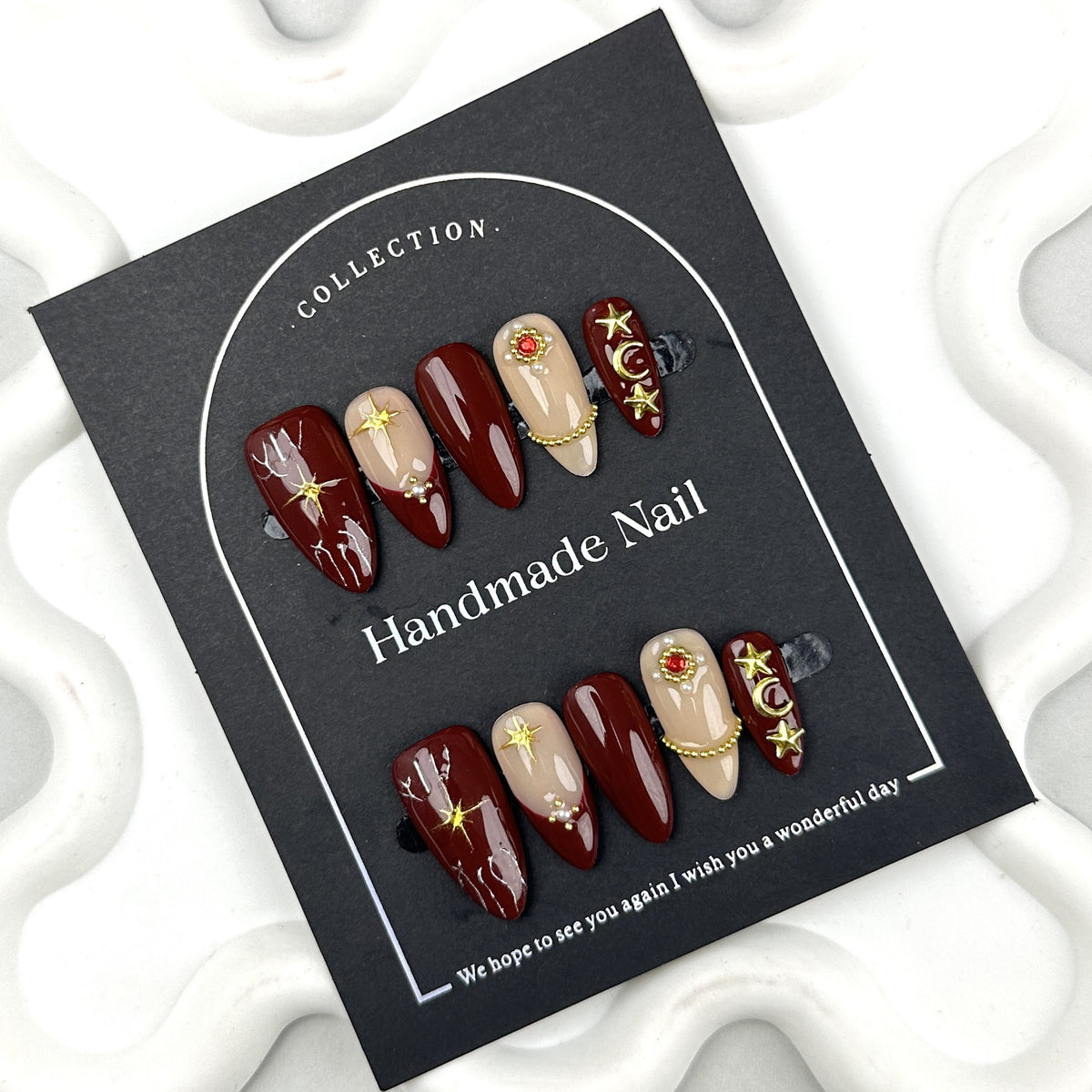 Fall and Winter Nail Art Stickers Set with Variety of Patterns and Sizes