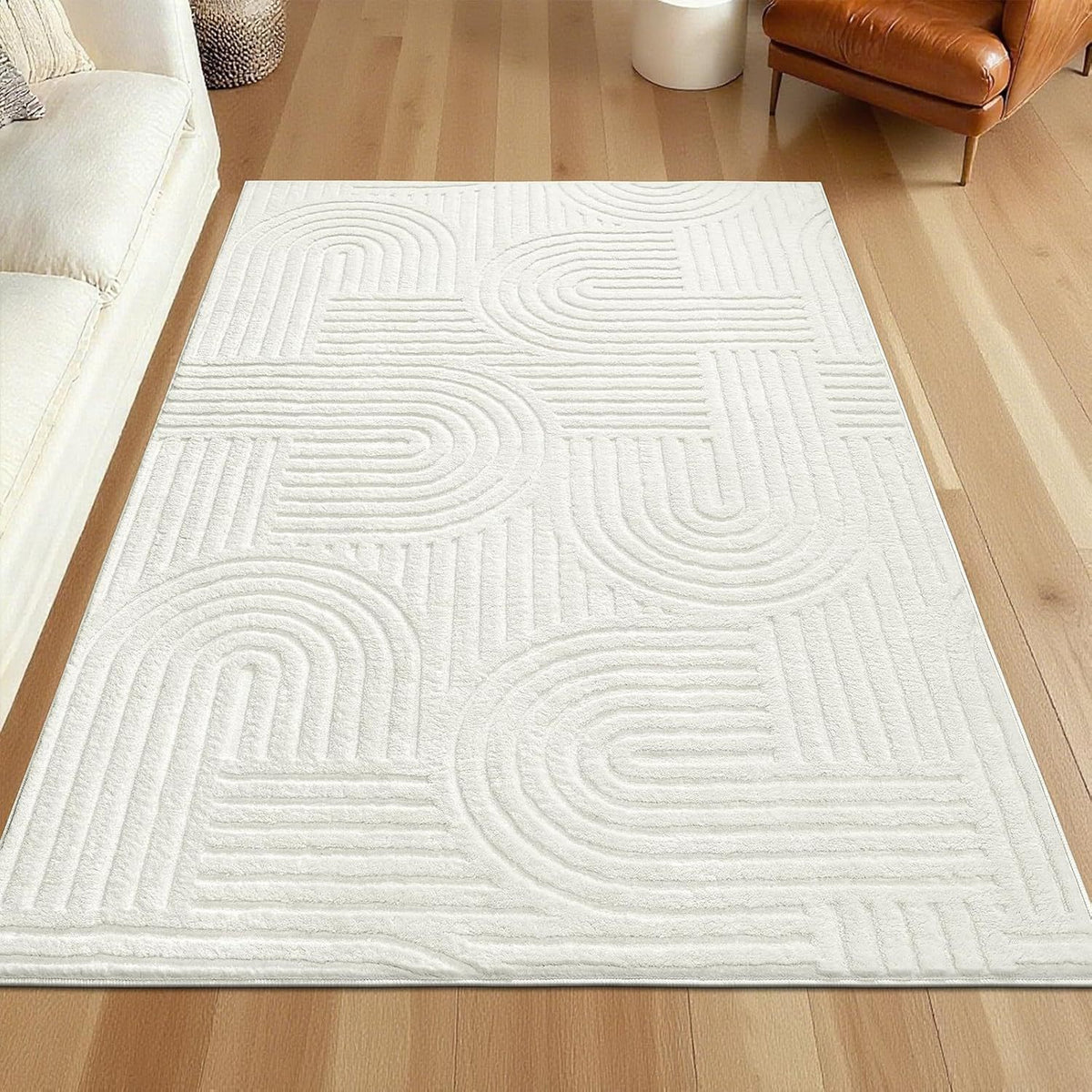 Minimalist Cashmere-Feel Home Rug - Modern European Style Carpet