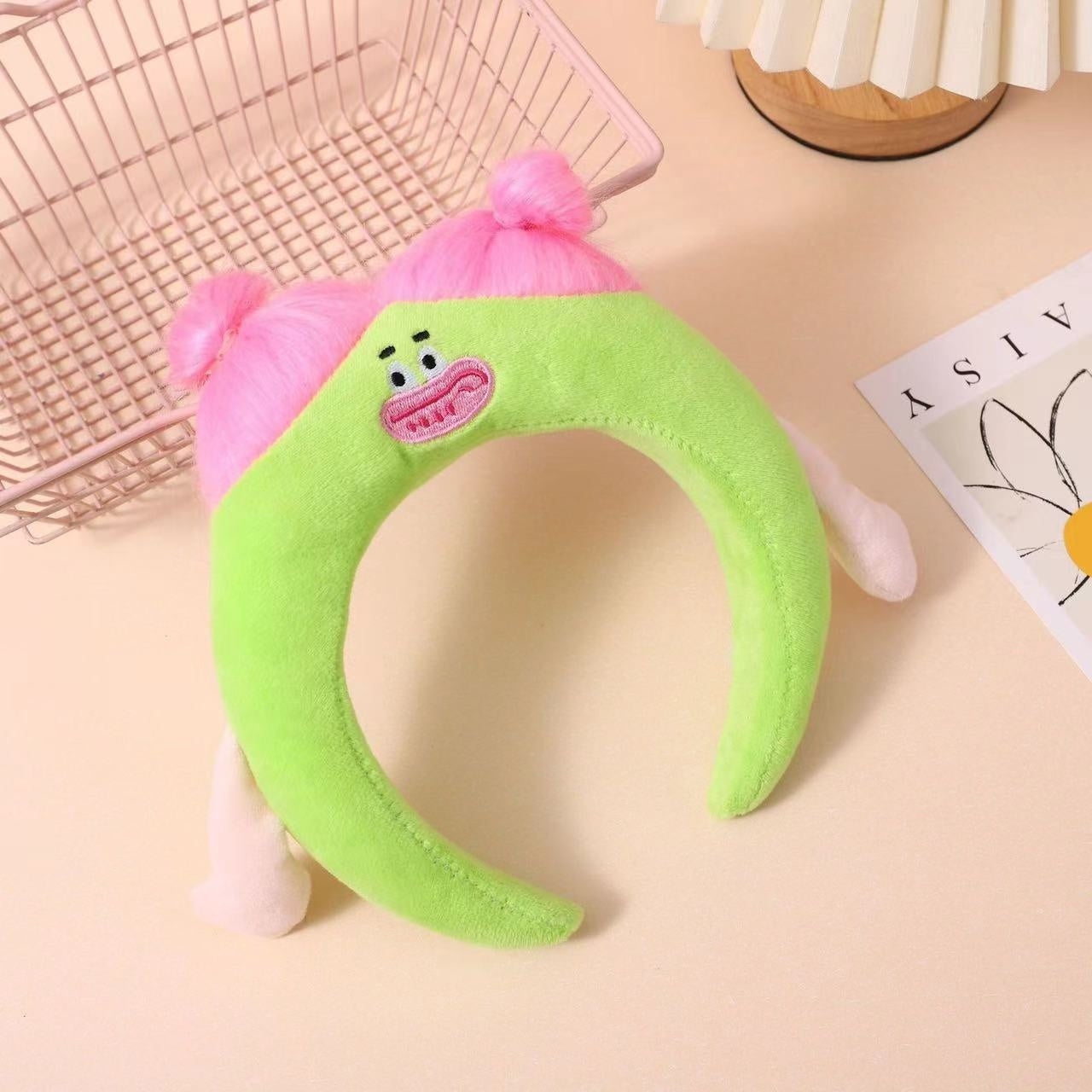 Plush Doll Hair Band Handmade Hair Accessory for Kids and Adults