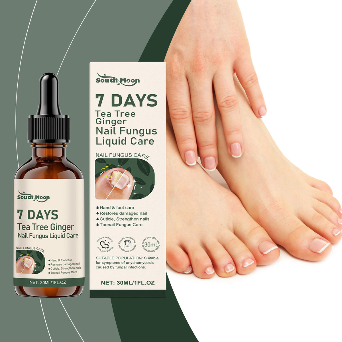 Nail Care Solution Mild Brightening Nourishing Improve Appearance