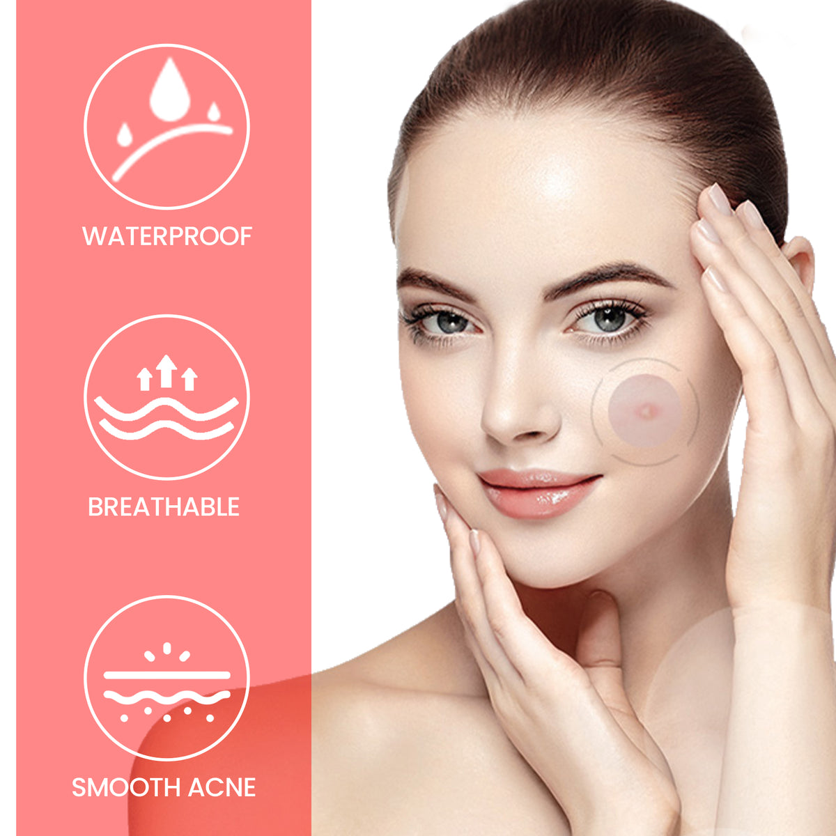 Clean Face Stickers 40 X 5 Sheets, 200pcs 1box