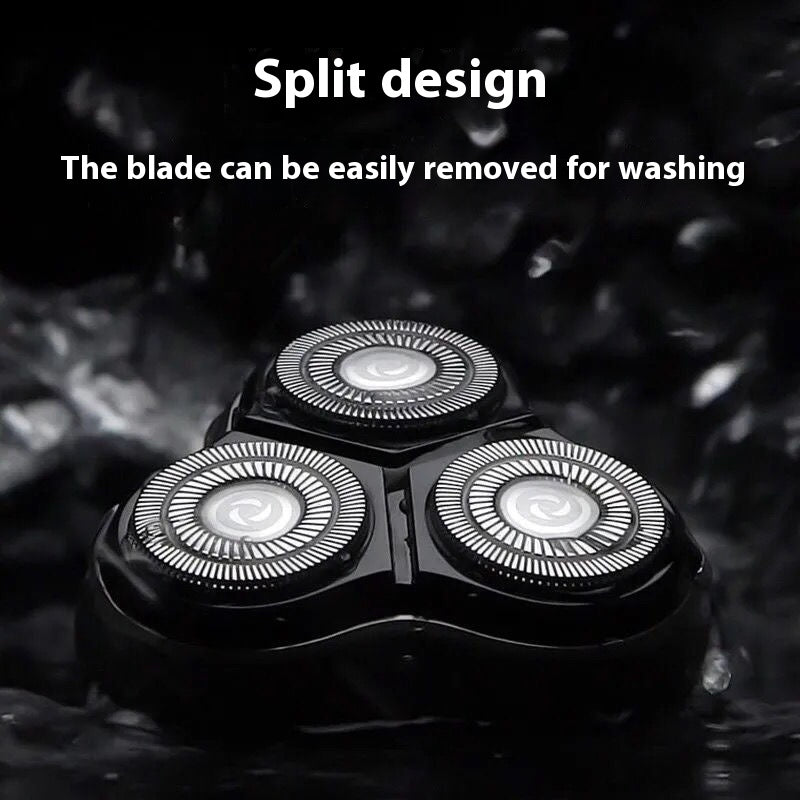 Men's Rotary Shaver with Three Heads - Cordless Electric Razor SL-333
