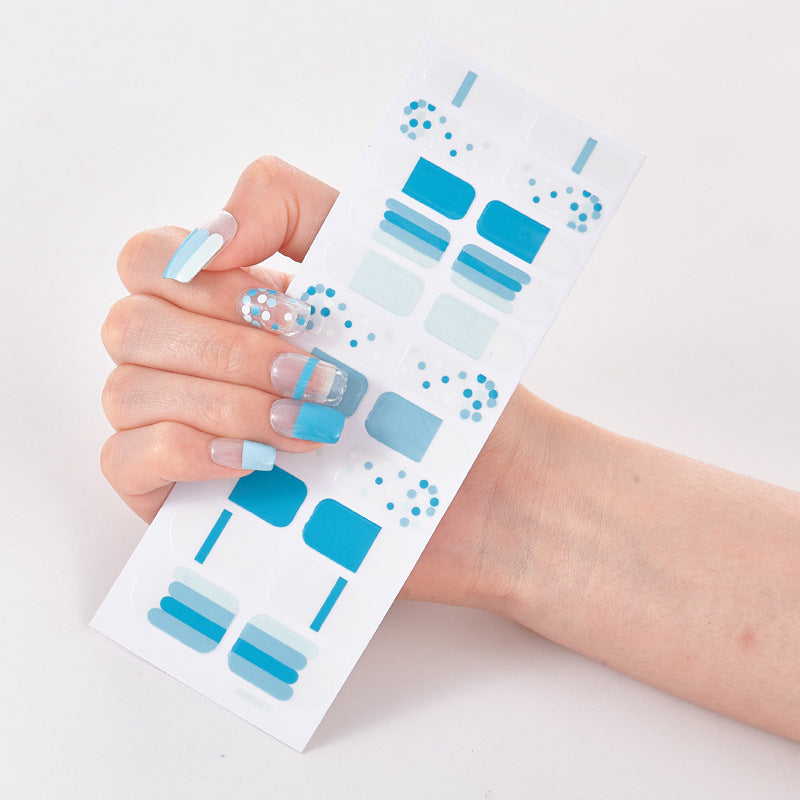 Self-Adhesive Nail Stickers Shell Pattern for Nail Art, Envelope Packaging