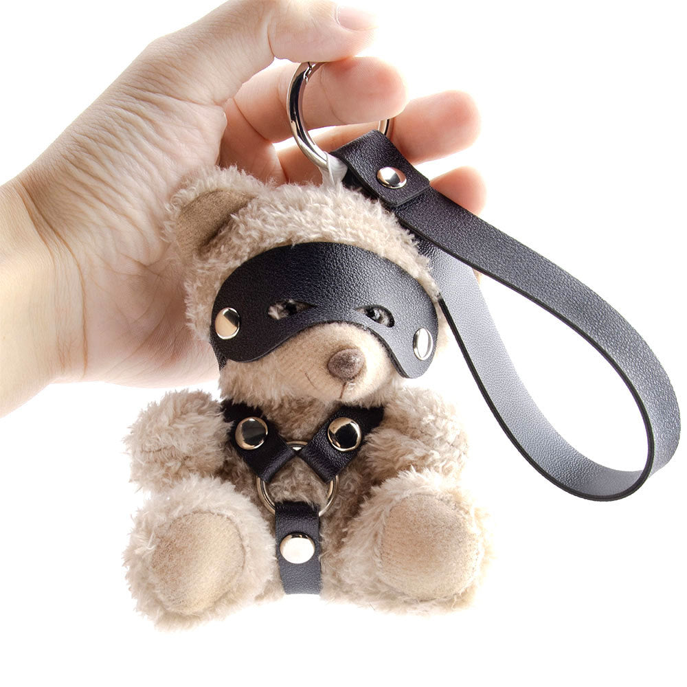 Bear-Themed Eye Mask for Bondage and Role-Playing Positions