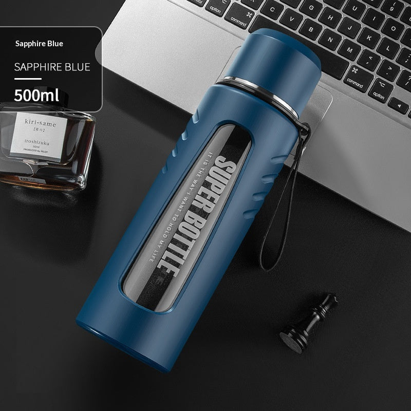 Heat-Resistant Double-Walled Large Capacity Travel Mug - Insulated Drinkware