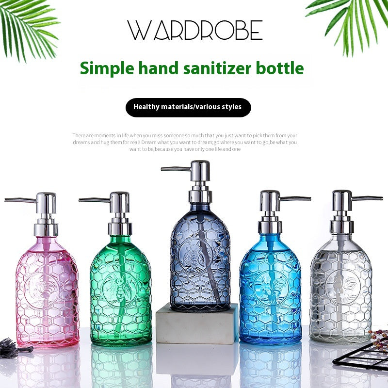 Color Relief Hand Sanitizer 500ml Glass Bottle - Multiple Colors