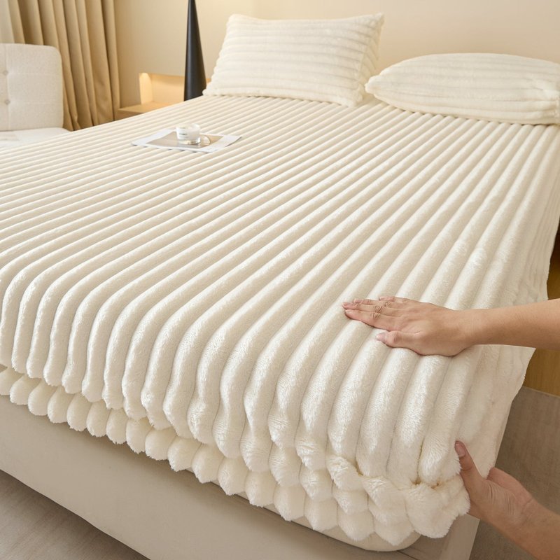Fleece-Lined Bedspread Single Size Home Decor Comforter