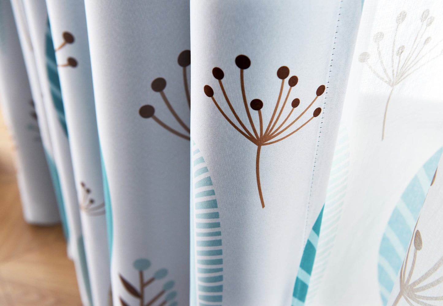 Nordic Style Leaf-Shading Curtain for Bedroom & Living Room - Modern Home Textile
