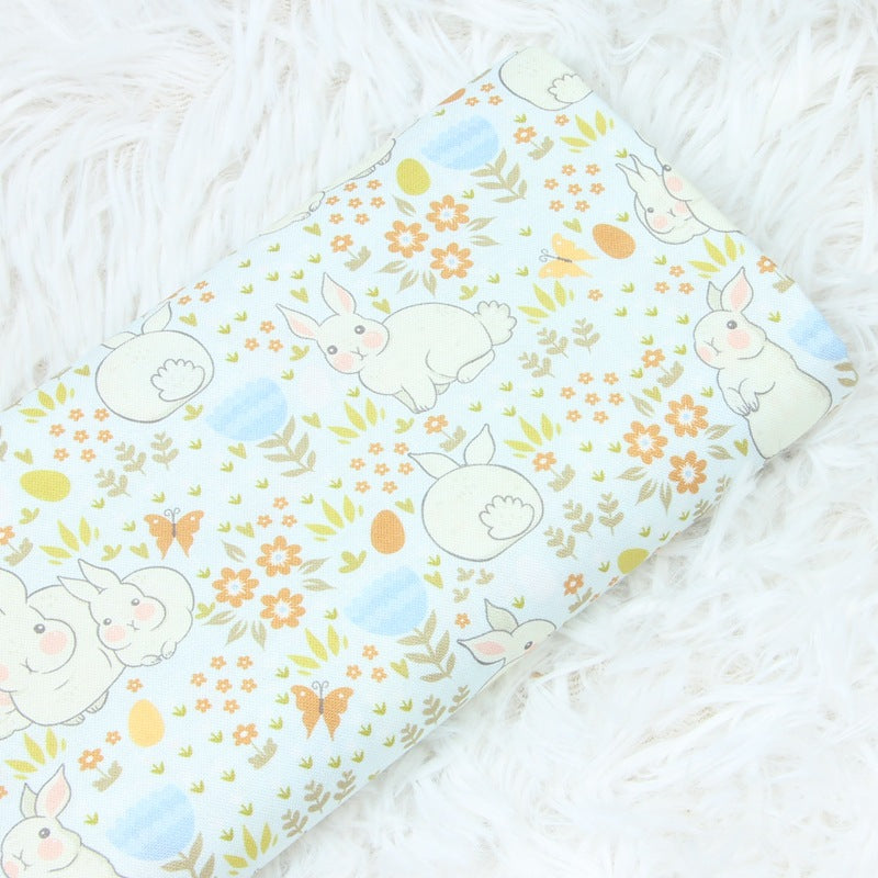 Nordic Style Small Animal Print Cotton Fabric for DIY Clothing & Crafts