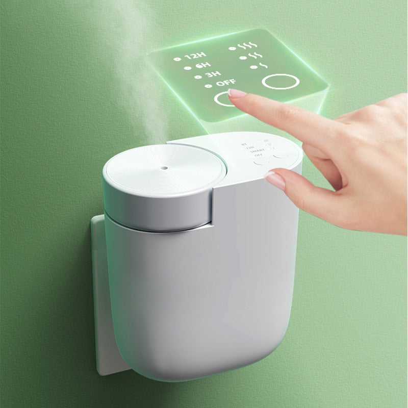 Smart Wall-Mounted Aroma Diffuser with App Control, 2 Mist Outlets
