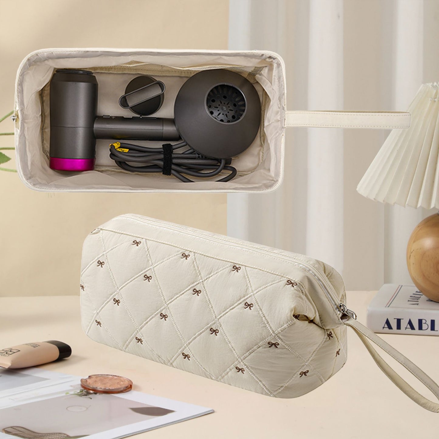 Multi-Function Hair Styling Storage Bag for Curling Irons and Hair Dryers