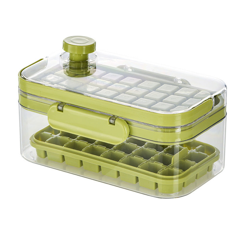 Silicone Ice Cube Mold with Single & Double Layer Options - Square Design