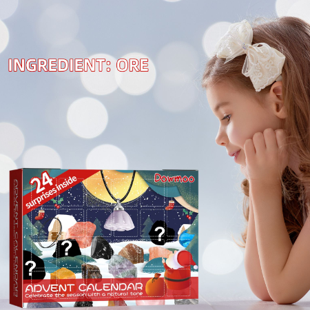 Christmas Advent Calendar Mineral Blind Box - 24 Surprises