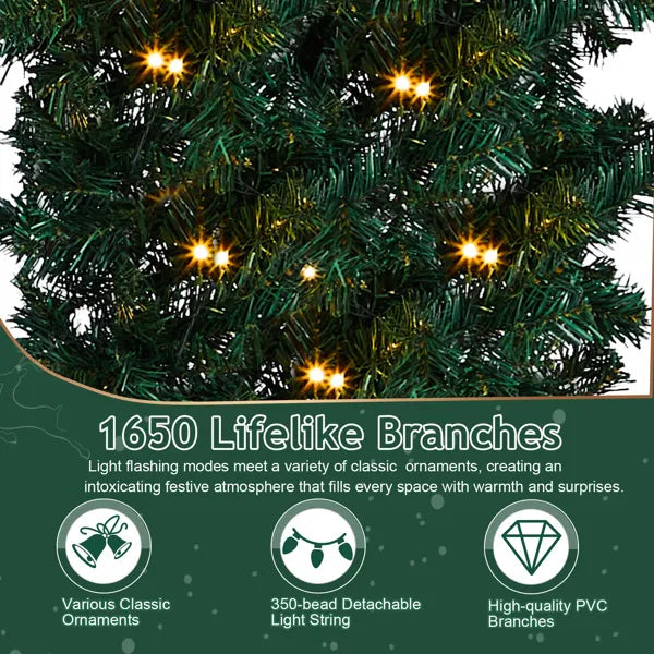 Christmas Artificial Tree Archway Decoration - PVC Holiday Frame