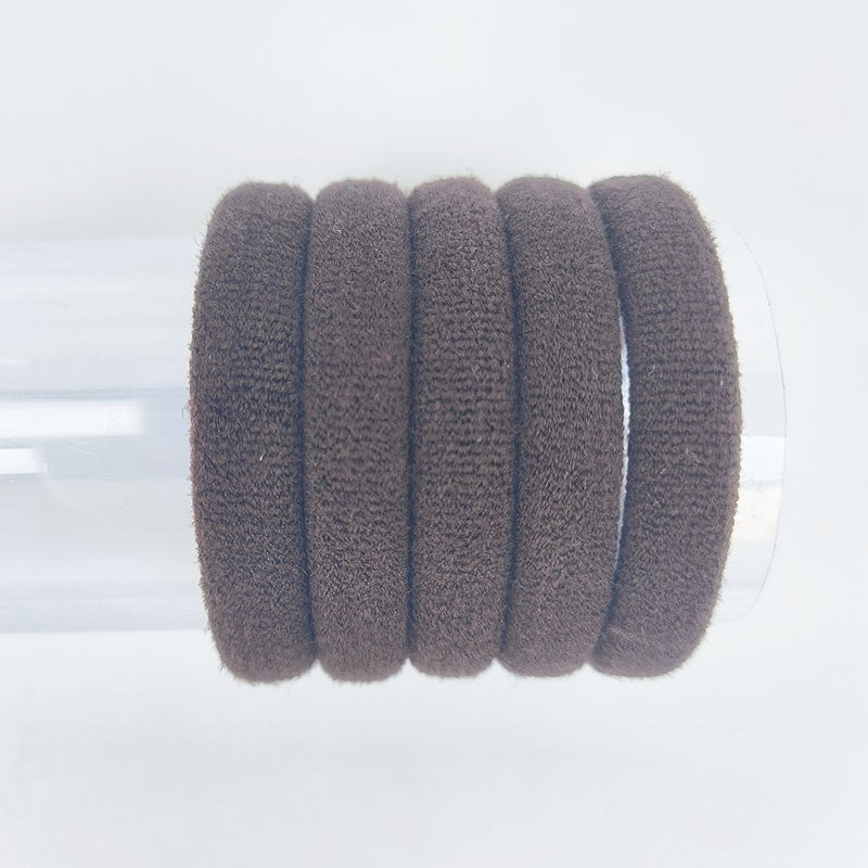 Bulk Veggie Ring Head Rope - Natural Knitted Hair Accessory - Multiple Colors