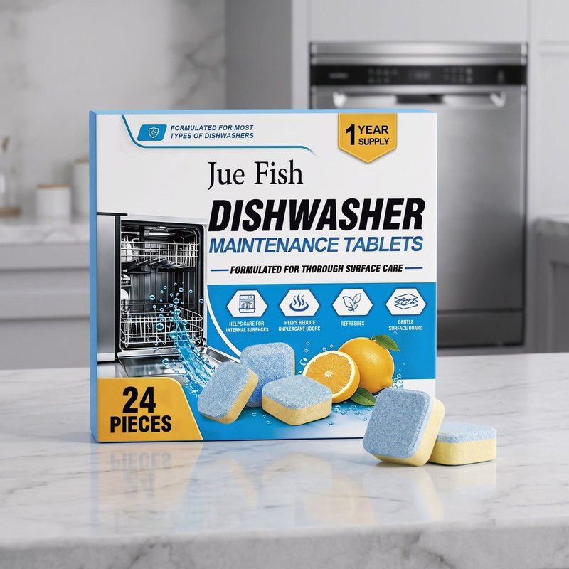 Dishwasher Cleaner 24 Pieces - Removes Stains and Grime from Kitchenware