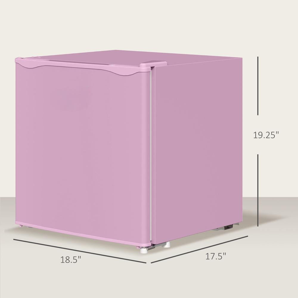 1.1 Cu.Ft Compact Mini Freezer with Removable Shelves - Pink